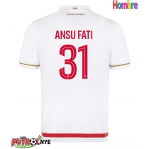 Camiseta AS Monaco Ansu Fati #31 Primera Equipación 2025-26 manga corta